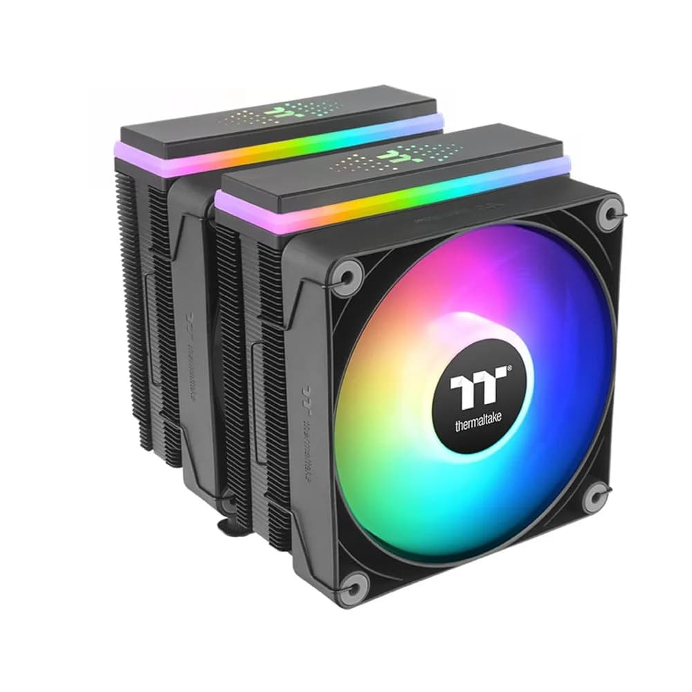 Кулер для процессора,Thermaltake, ASTRIA 600 CPU, CL-P121-CA12SW-A, IntelLGA 2066/2011/1851/1700/1200/1156/1155/1151/1150 и AMDAM5/AM4, TDP 265W, 2*120мм ARGB вентилятор, 500-1800 об\мин, 65.0 CFM,