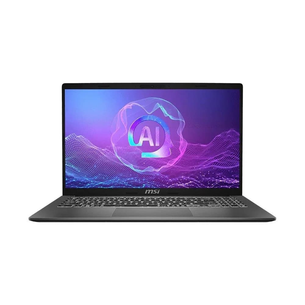 Ноутбук MSI Modern A15 AI+ F3HMG-040XRU AMD Ryzen AI 5 330/16Gb (2*8 D5)/SSD512Gb/UMA/15.6"/IPS/FHD/1920x1080/60Hz/NoOS/RJ-45/Grey/1.7kg
