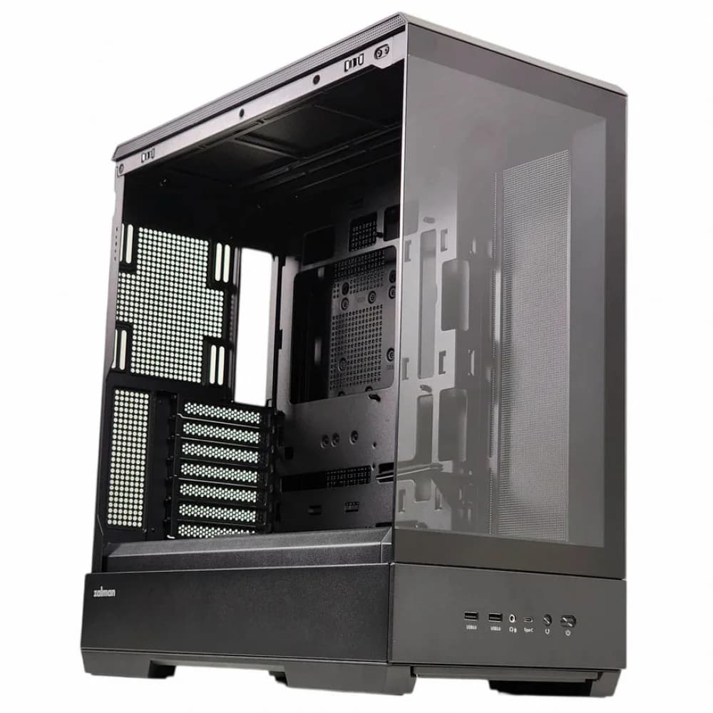 Корпус Zalman P50 черный без БП ATX 10x120mm 4x140mm 2xUSB3.0 audio bott PSU