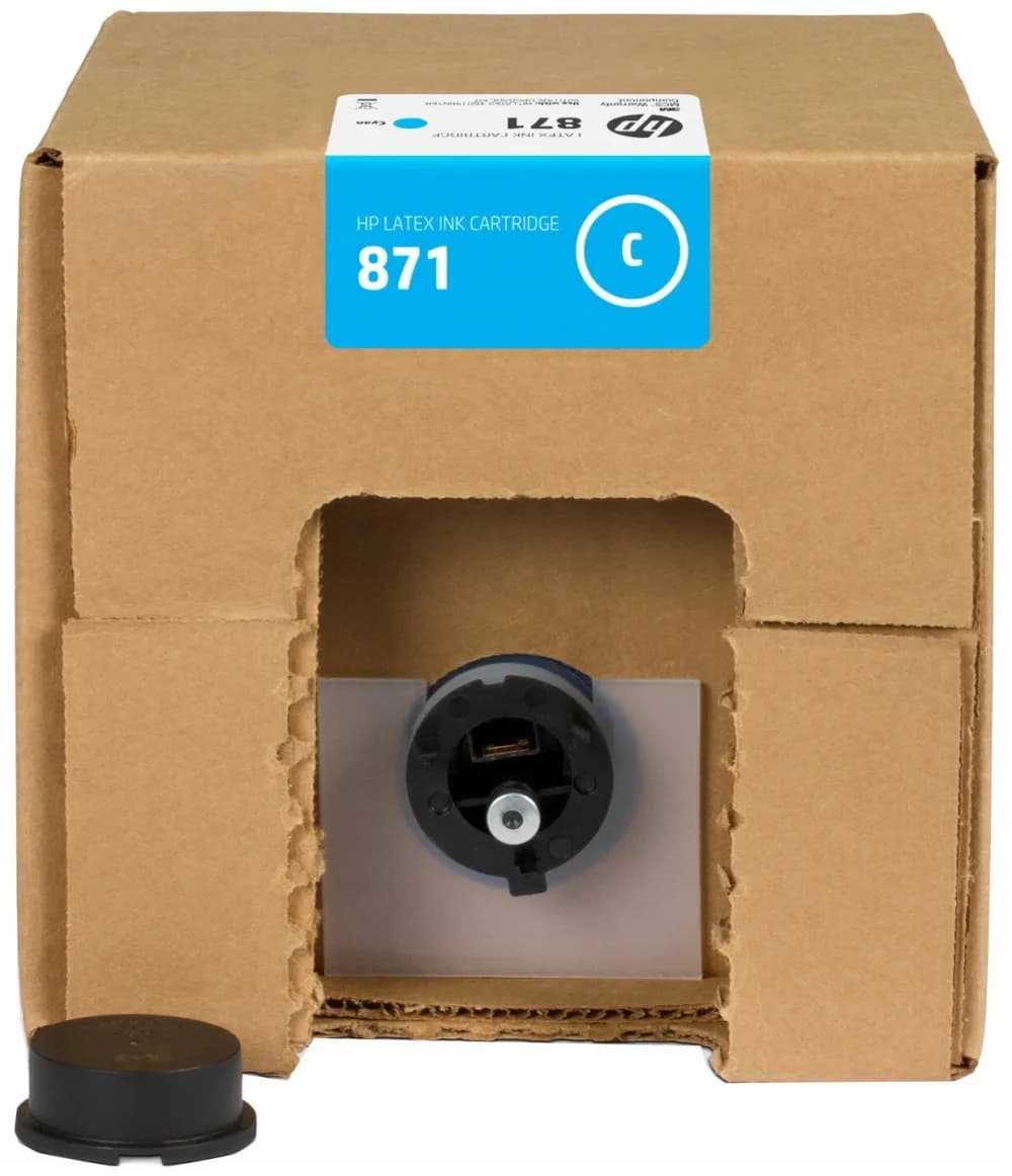 Картридж HP Europe/G0Y79C/Латексный чернильный/голубой/№871/3 000 мл G0Y79C