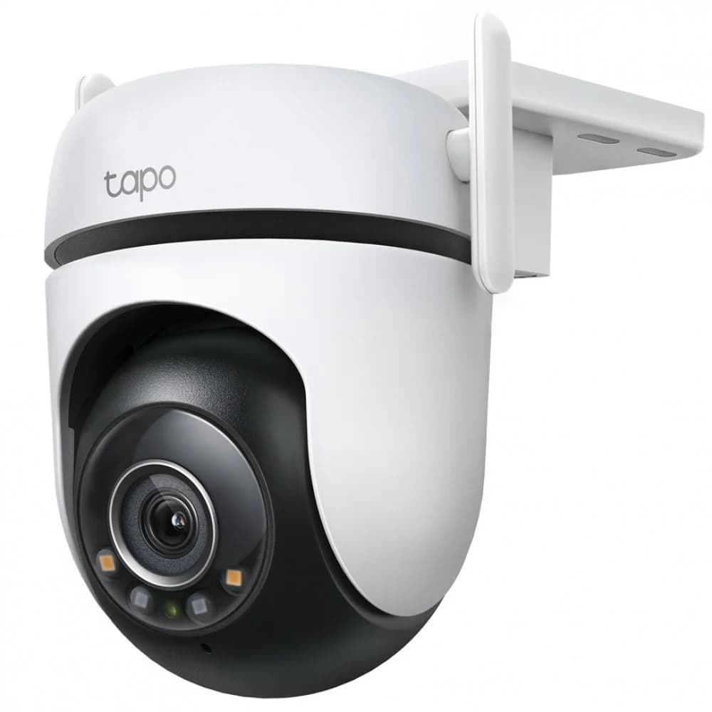 Уличная камера Tp-Link Tapo C520WS /4 МП/QHD 2560×1440/microSD до 512 ГБ/поворот на 360° и 130°/ночное видение до 30 м./звук.сигнализация/закрытие объектива/двустор. аудиосвязь/уведомления/голос. уп