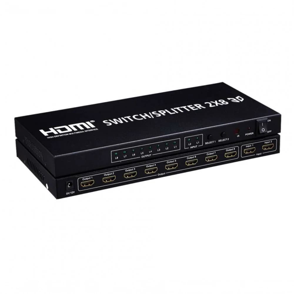 Сплиттер HDMI 2x8, HDSP8-G