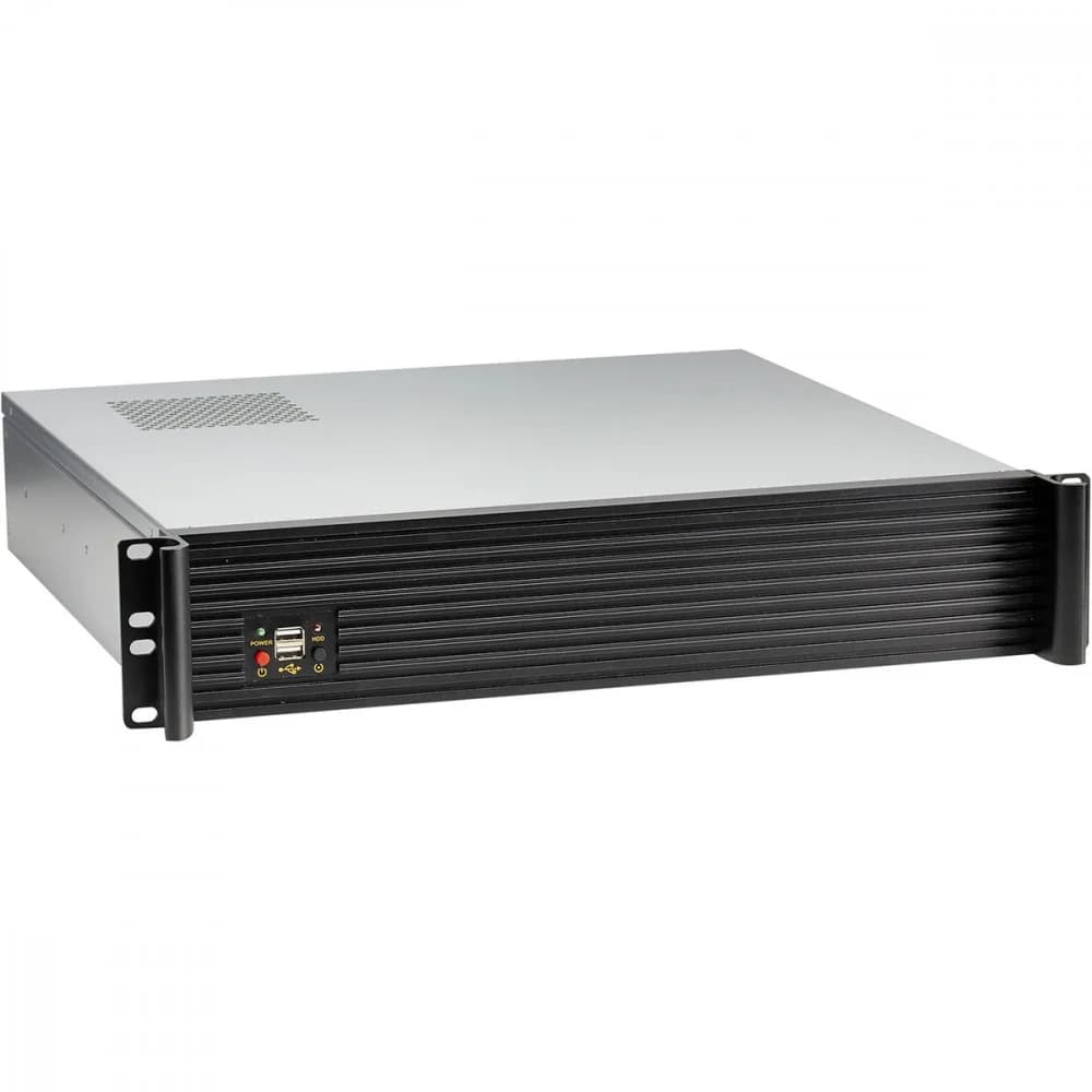 Серверный корпус ExeGate Pro 2U420-06 <RM 19", высота 2U, глубина 420, без БП, USB> (деф. корпуса)