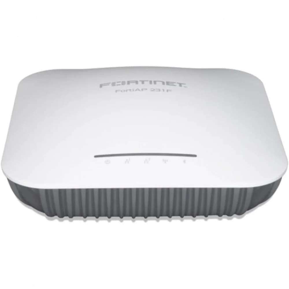 FortiAP-231K Indoor Wireless AP - (Wi-Fi-7 IEEE Tri-band 2.4/5/6GHz 2+2+2 2 streams 3 radios), internal antennas, 100/1000/2500/5000 Base-T RJ45, BT/BLE, 1x RS-232 RJ45 Serial Port. Ceiling/wall mou