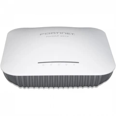 FortiAP-231K Indoor Wireless AP - (Wi-Fi-7 IEEE Tri-band 2.4/5/6GHz 2+2+2 2 streams 3 radios), internal antennas, 100/1000/2500/5000 Base-T RJ45, BT/BLE, 1x RS-232 RJ45 Serial Port. Ceiling/wall mou