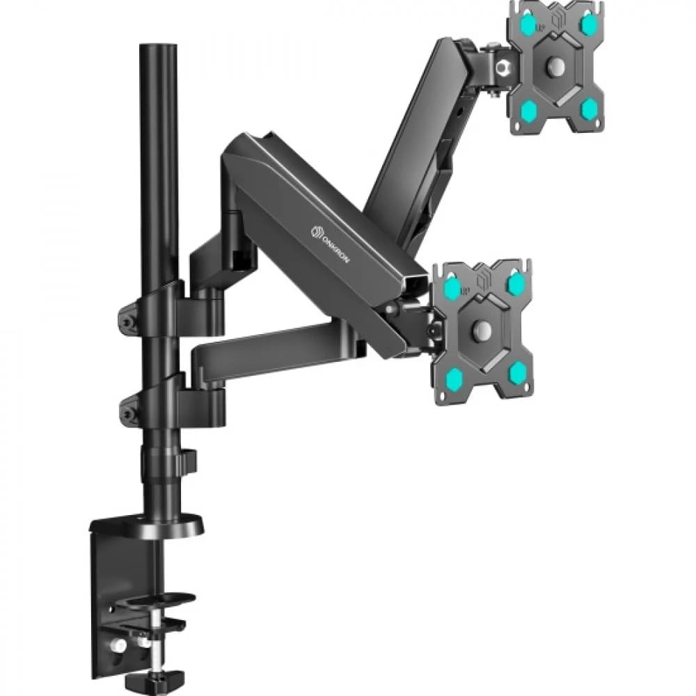 ONKRON G140 чёрный {Для двух экранов диагональю 13"-32" Допустимая нагрузка: 2х (1-8 кг (2.2 - 17.6 lbs)) VESA: 100x100, 75x75}