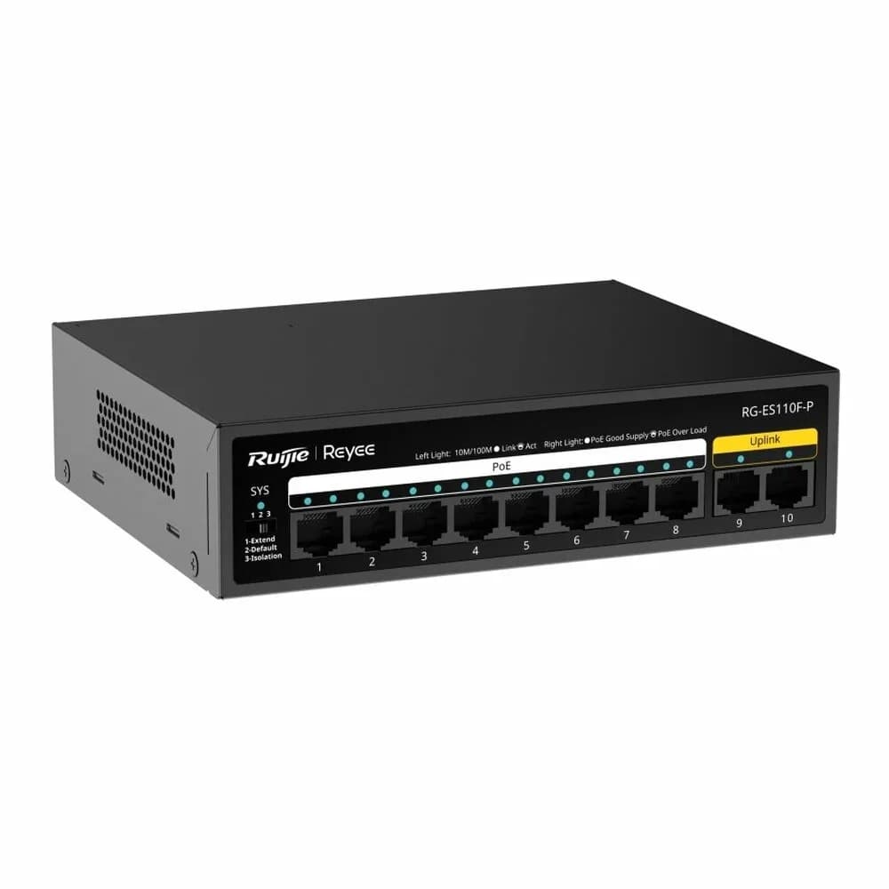 PoE Коммутатор Ruijie/Reyee RG-ES110F-P